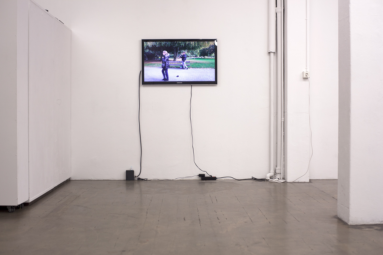 Entropic Iteration, Mohammad Namazi's solo exhibition, Installation view, Corner College exhibition space, Zürich, Switzerland, 2016