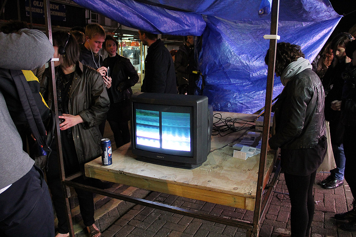 In-Transit, a video artwork by Mohammad Namazi, images from Peckham Artist Moving-Image Festival (PAMI), 2013